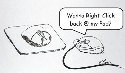 mouse pad cartoon