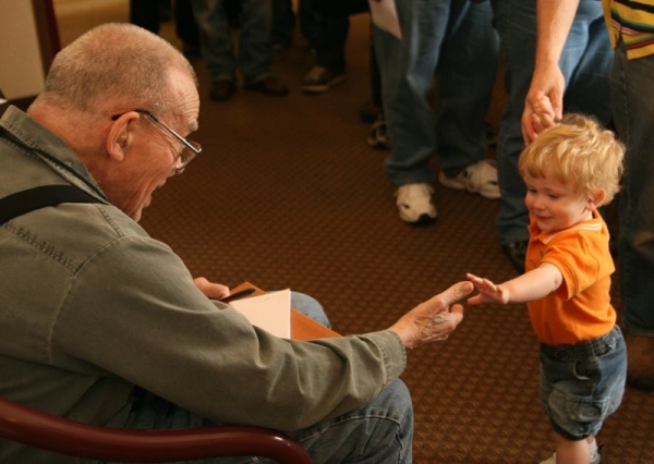 John Dalmas and child