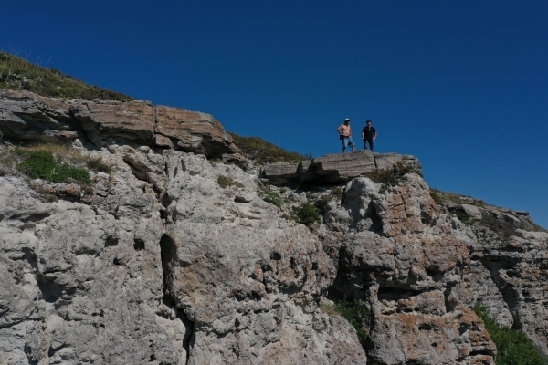 Shawn and Delwin on Old Baldy