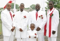 Chris and his groomsmen.