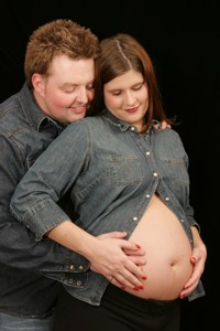 Portrait adams family pregnant