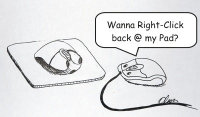 mouse pad cartoon