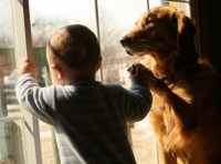 Baby and Dog