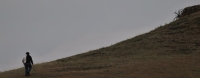 Hayden Hiking on Prairie