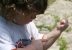 Hayden holding praying mantis