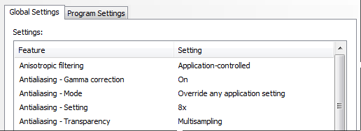 nvidia control panel global