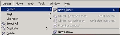 create new object