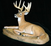 whitetail sculpture