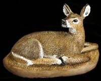 whitetail deer sculpture