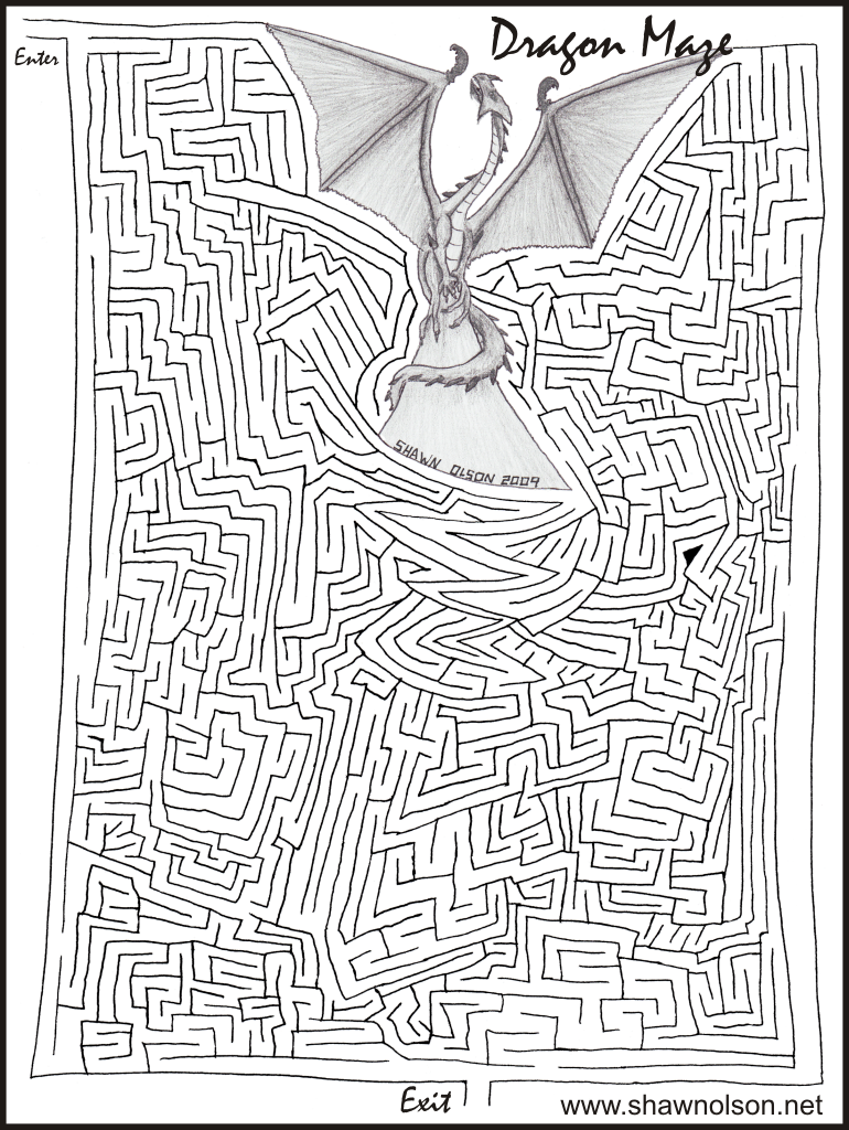 welcome-to-dover-publications-wizards-and-dragons-mazes-maze