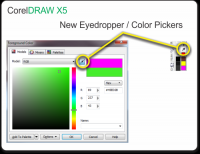 Color Pick Tool in CorelDRAW